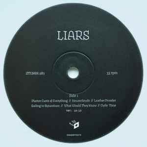 LIARS, Liars (Mute; STUMM 287, Europe 2007, Inside Printed Sleeve, Inner, White Vinyl) LP VG/VG+ - Image 3