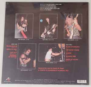 LIEGE LORD, Burn To My Touch (Metal Blade Records; 3984-16037-1, Europe 2023 Reissue, Insert & Company Inner, Poster, Orange-Red White Marbled Vinyl, Ltd to 500), SALE - Up to 50% Off the Or LP VG+/VG+ - Image 2