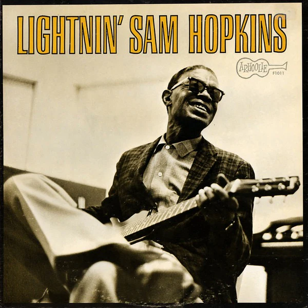 LIGHTNIN' SAM HOPKINS, Lightnin' Sam Hopkins (Arhoolie Records; F 1011, US Reissue, Pasteback Sleeve) LP VG+/VG