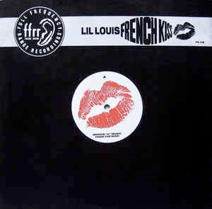 LIL LOUIS, French Kiss (ffrr; FX115, UK 1989, Die Cut Slv) 12" VG/VG