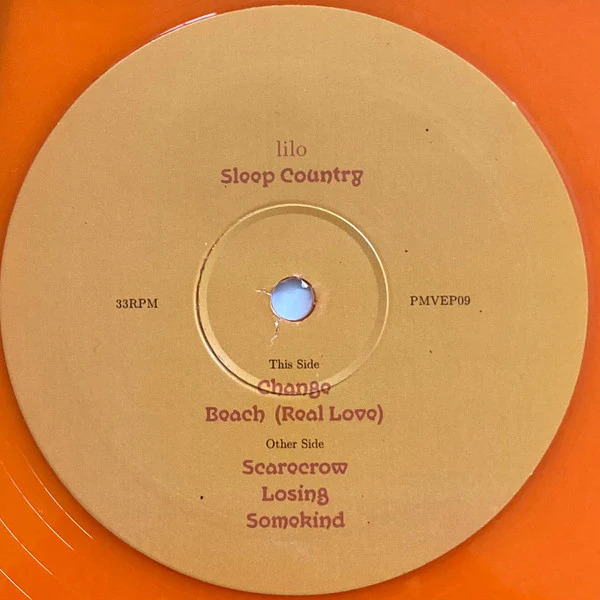 LILO, Sleep Country (Practise Music ; PMVEP09, UK 2022, Picture Sleeve, Orange Vinyl) 12" EP VG+/EX - Image 3
