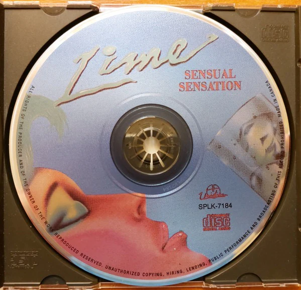 LIME, Sensual Sensation (Unidisc; SPLK-7184, Canada 1994 Reissue, Jewel Case) CD VG+/VG+ - Image 3