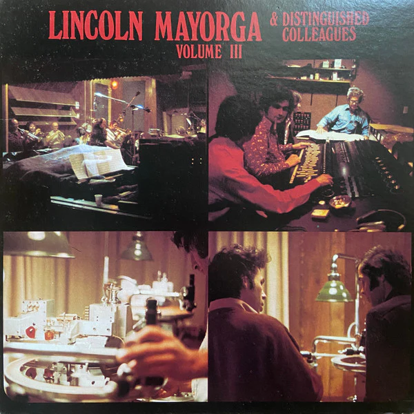 LINCOLN MAYORGA, Lincoln Mayorga & Distinguished Colleagues - Volume III (Sheffield Lab; Lab-1, US 1988 Reissue, Gatefold, Limited Edition, Stereo, Green Labels, Japanese) LP G+/VG