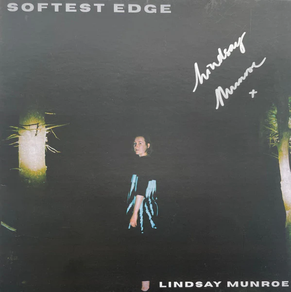 LINDSAY MUNROE, Softest Edge (Not On Label ; none, UK 2021, Picture Sleeve, Signed, Turquoise Vinyl) 7" EP VG/EX
