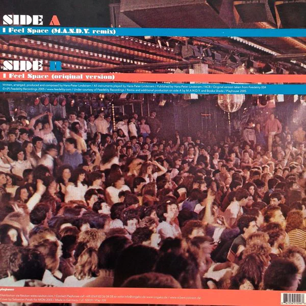 LINDSTROM, I Feel Space (M.A.N.D.Y. Rmx) (Playhouse; Play 109, Germany 2005, Picture Sleeve) 12" EP VG/VG - Image 2
