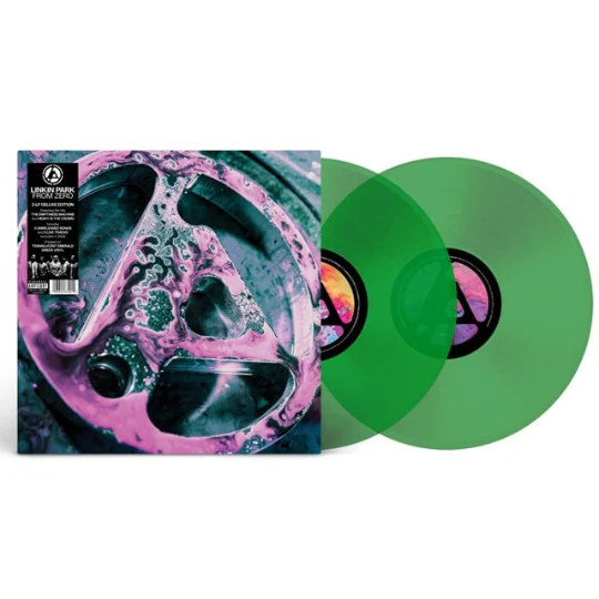 LINKIN PARK, From Zero (Warner Records; 093624834915, Europe 2025 Reissue, Gatefold, Inner, Deluxe Edition, Green Translucent Vinyl), SALE - Up to 50% Off the Original Price  2xLP EX/VG+ - Image 3