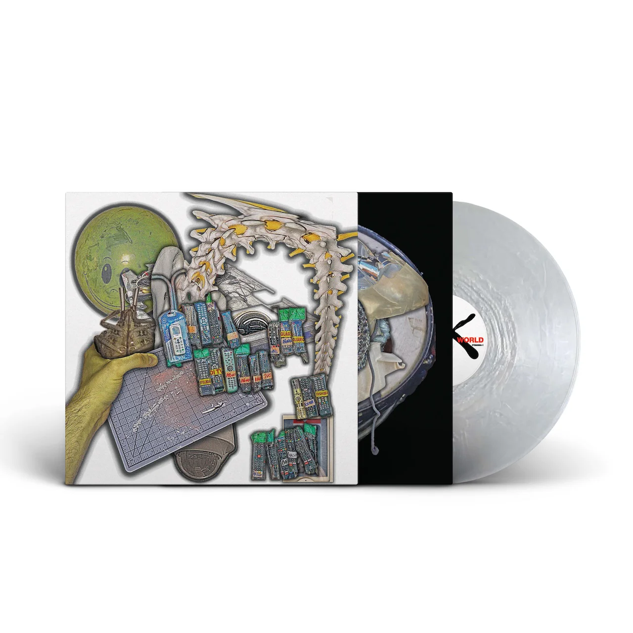 LIP CRITIC, Theft World (Partisan Records; PTSN3064-3, Europe 2026, Inner, Silver Metallic Vinyl) LP NEW/NEW - Image 2
