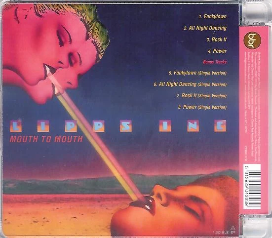 LIPPS, INC., Mouth To Mouth (Big Break Records; CDBBR 0130, UK 2012 Reissue, Super Jewel case) CD VG+/VG+ - Image 2