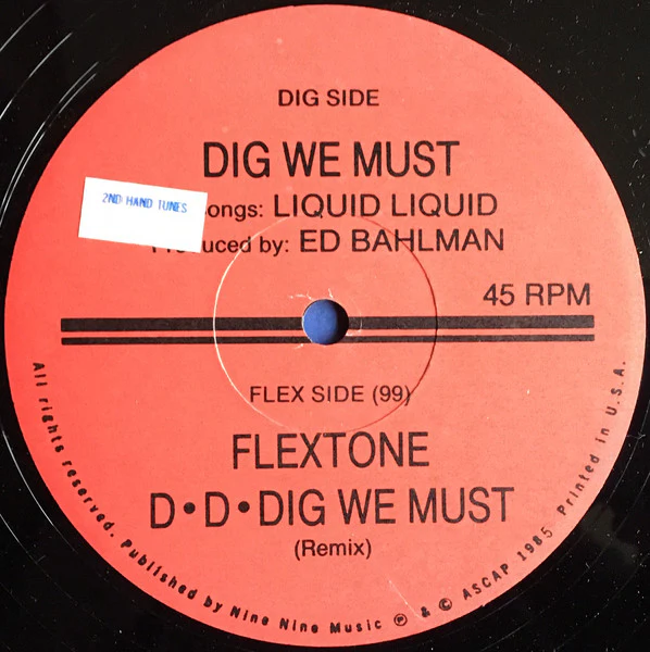 LIQUID LIQUID, Dig We Must (99 Records; 99 LL01, US 1985, Picture Sleeve) 12" G/VG - Image 3