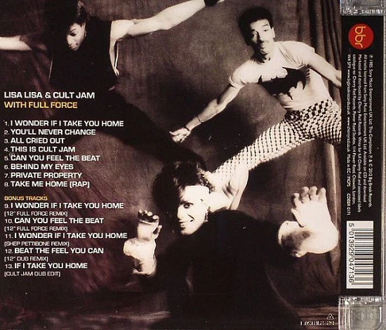 LISA LISA & CULT JAM WITH FULL FORCE, Lisa Lisa & Cult Jam With Full Force (Big Break Records; CDBBR0171, UK 2012 Reissue, Super Jewel case) CD EX/EX - Image 2
