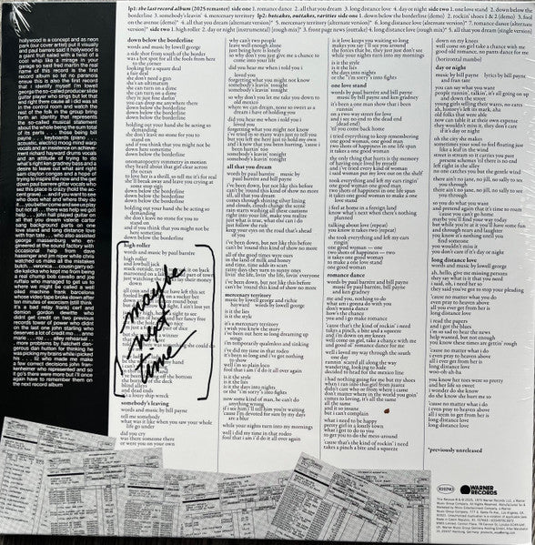 LITTLE FEAT, The Last Record Album (Warner Records; 603497813872, Europe 2025 Reissue, Gatefold, Booklet) 2xLP EX/EX - Image 2