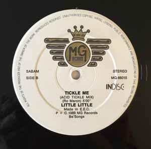 LITTLE LITTLE, Tickle Me (MG Records; MG 66015, Belgium 1989) 12" /VG - Image 3