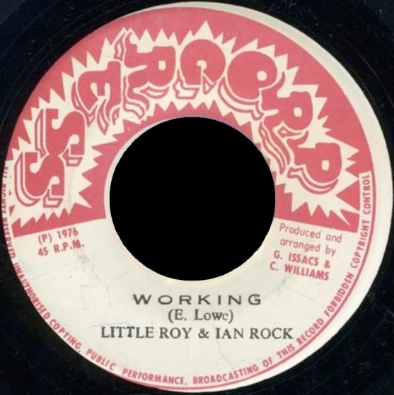 LITTLE ROY & IAN ROCK, Working (Progress; , Jamaica 1976) 7" /VG