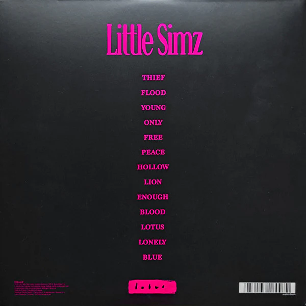 LITTLE SIMZ, Lotus (AWAL Recordings Ltd; SIM001LP, Worldwide 2025, 2 Inners, 180 Gram Black Vinyl) 2xLP NEW/NEW - Image 2