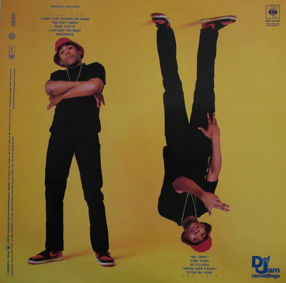 LL COOL J, Radio (Def Jam; DEF 26745, UK 1985, Insert) LP VG/VG - Image 2