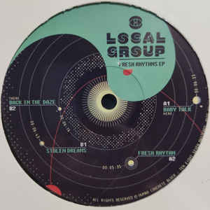LOCAL GROUP, Fresh Rhythms EP (Human Concrete Block ; HCB002, UK 2020, Stickered Plain Sleeve) 12" VG/VG
