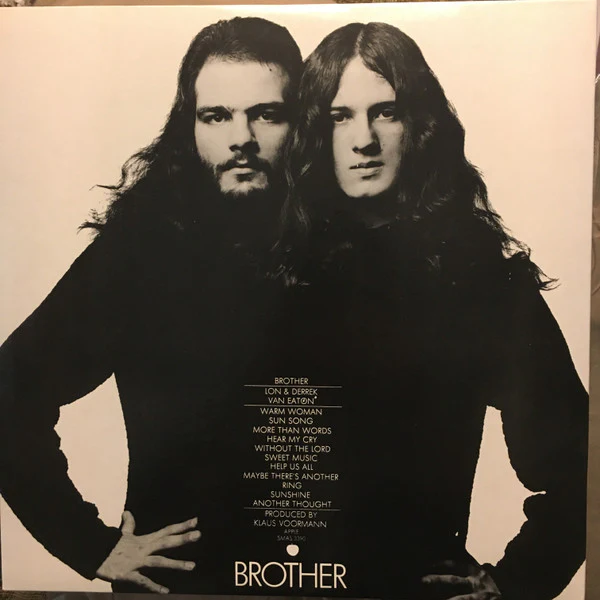 LON & DERREK VAN EATON, Brother (Apple Records; SMAS 3390, US 1972, Gatefold, Zoetrope Insert), SALE - Up to 50% Off the Original Price LP VG/VG+ - Image 2