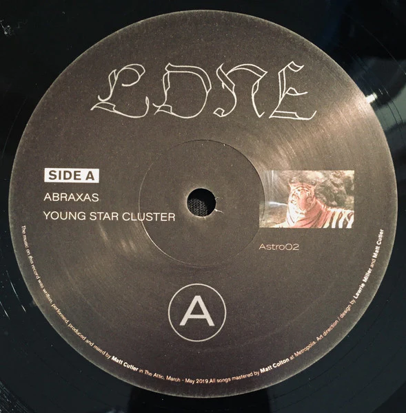 LONE, Abraxas (Ancient Astronauts; Astro02, UK 2019, No Sleeve) 12" /VG+