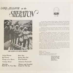 LORD JELLICOE & HIS CALYPSO MONARCHS, Lord Jellicoe At The Sheraton (Island Music; ILP - 1040, US , Card sleeve.) LP G+/VG - Image 2