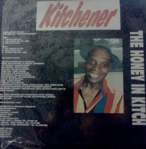 LORD KITCHENER, The Honey In Kitch (MC Productions; LP MC 001, Trinidad & Tobago 1991) LP VG+/VG+ - Image 2