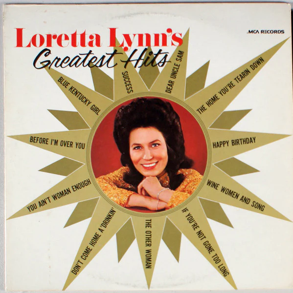 LORETTA LYNN, Greatest Hits (MCA Records; MCA 2341, US 1980 Reissue) LP VG/VG