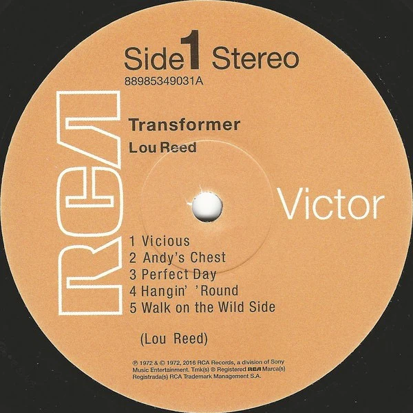LOU REED, Transformer (RCA; 88985349031 , Europe 2016 Reissue, Remastered Under Supervision of Lou Reed) LP NEW/NEW - Image 3