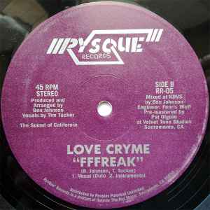 LOVE CRYME, Get It On (RysQue' Records; RR-05, US 2013) 12" /VG - Image 2