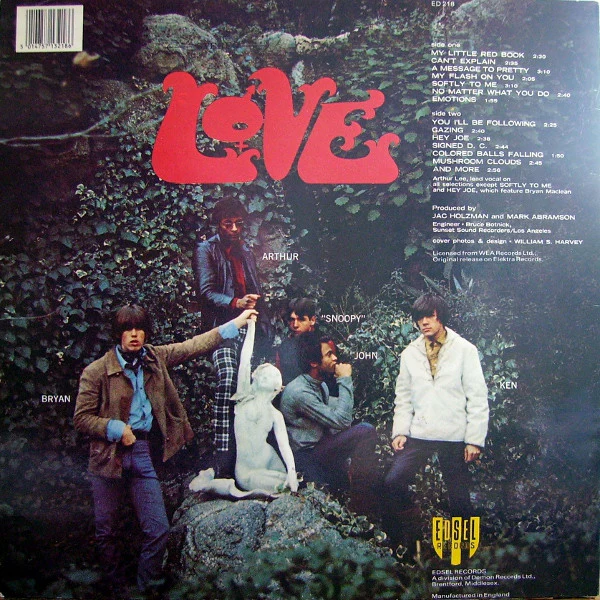 LOVE, Love (Edsel; ED 218, UK 1987 Reissue) LP VG+/EX - Image 2