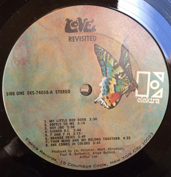 LOVE, Revisited (Elektra; EKS 74058, US 1970, Gatefold, Company Inner, Terre Haute pressing) LP G/VG - Image 3