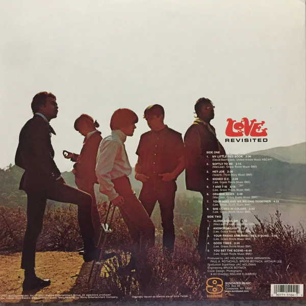 LOVE, Revisited (Sundazed; LP 5104, US 2001 Reissue, Gatefold, 180 Gram Vinyl) LP VG+/VG+ - Image 2