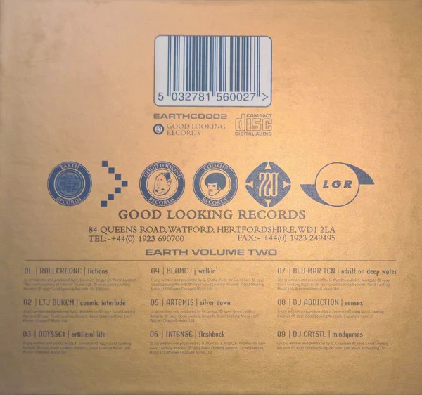 LTJ BUKEM, Earth Volume Two (Earth; EARTHCD002, UK 1997, Digibox) CD VG+/VG - Image 2