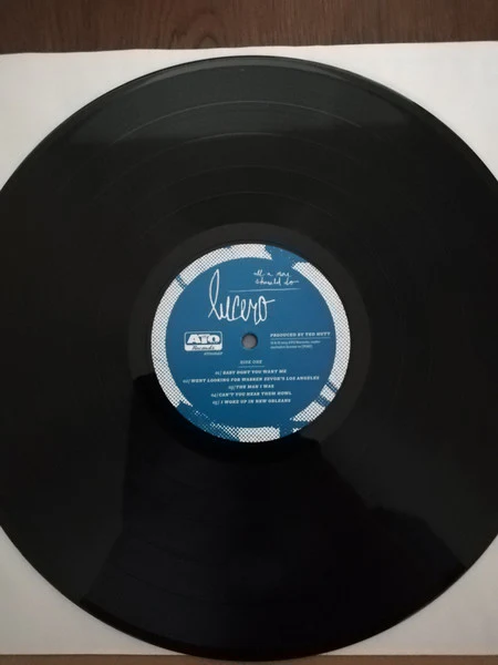 LUCERO, All A Man Should Do (ATO Records; ATO0284LP, Europe 2015, Textured Gatefold Sleeve, With CD) LP EX/EX - Image 3