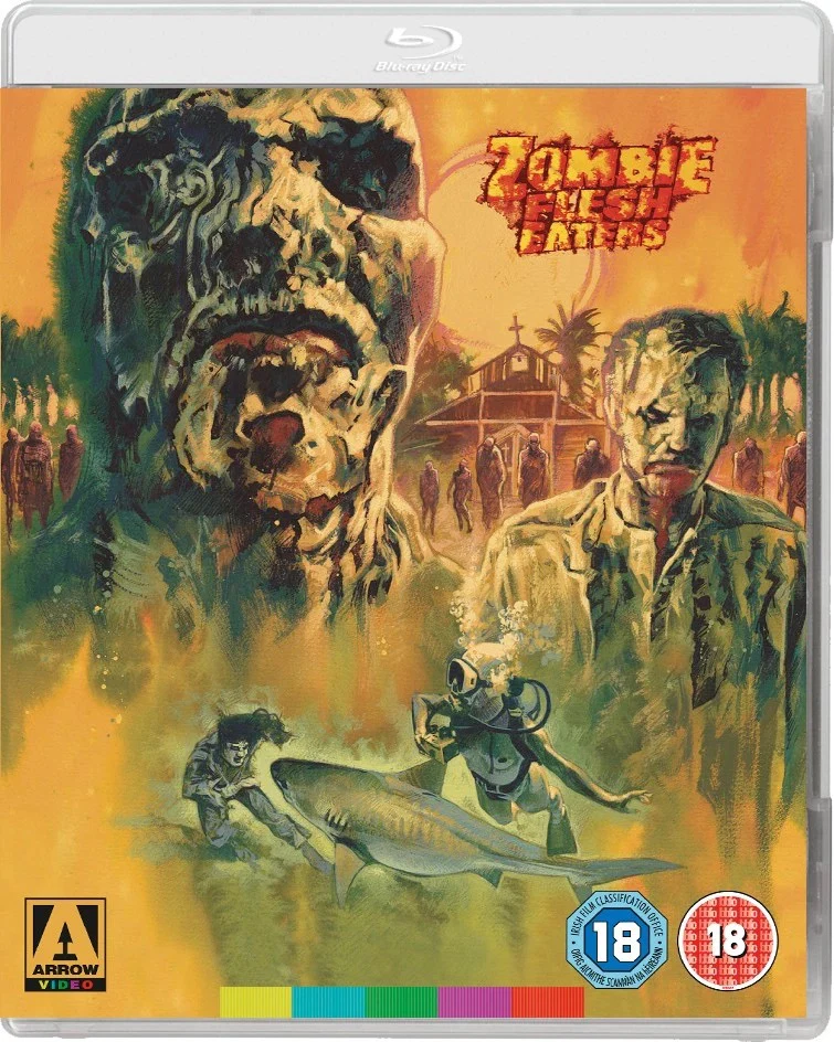 LUCIO FULCI, Zombie Flesh Eaters (Arrow Video; FCD, UK 2017) Blu-Ray VG+/VG+