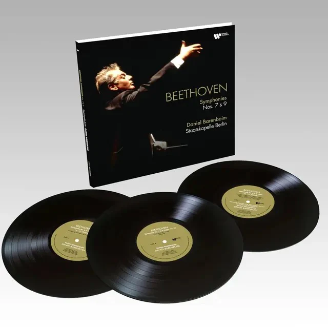 LUDWIG VAN BEETHOVEN, DANIEL BEETHOVEN, STAATSKAPELLE BERLIN, Beethoven: Symphonies Nos. 7 & 9 (Marshall Records; 5021732526243, UK 2026, Triple Gatefold) 3xLP NEW/NEW - Image 2
