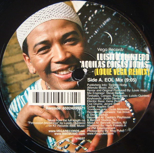 LUISITO QUINTERO, Aquilas Coisas Todas (Louie Vega Remix) (Vega Records; VR037, US 2007) 12" /VG