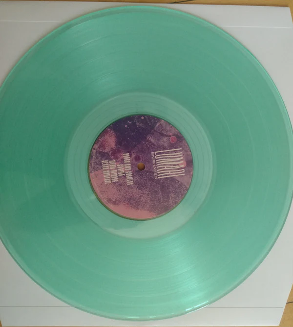 LUMARI, En Phases (Not on Label ; none, US 2023, Clear Green Vinyl, Fully Signed On Front Sleeve In Silver Pen) LP EX/EX - Image 3