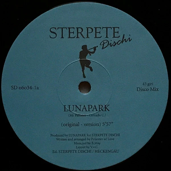 LUNAPARK, Lunapark (Sterpete Dischi; SD 06034-1, Italy 2005) 12" /G+
