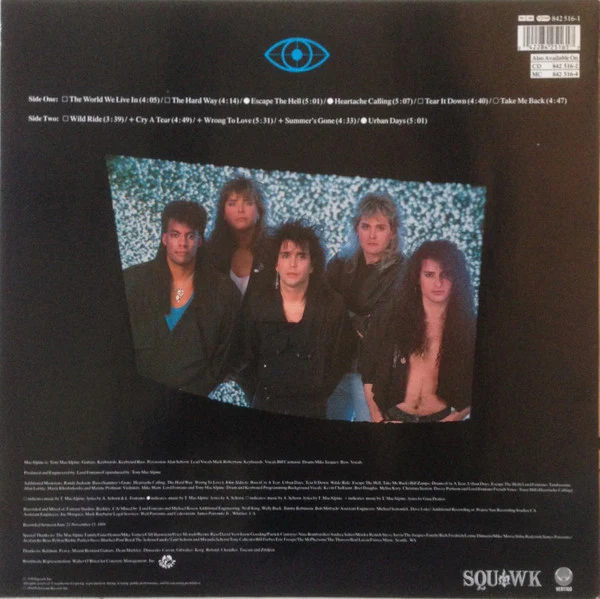 MACALPINE, Eyes Of The World (Squawk; 842 516-1, Europe 1990) LP VG/VG+ - Image 2