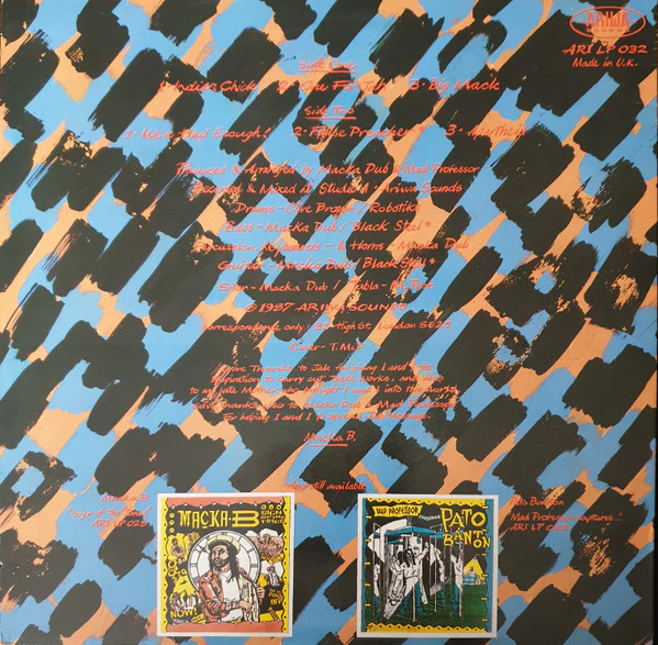 MACKA B, We've Had Enough! (Ariwa; ARI LP 032, UK 1988), SALE - Up to 50% Off the Original Price LP VG+/VG+ - Image 2