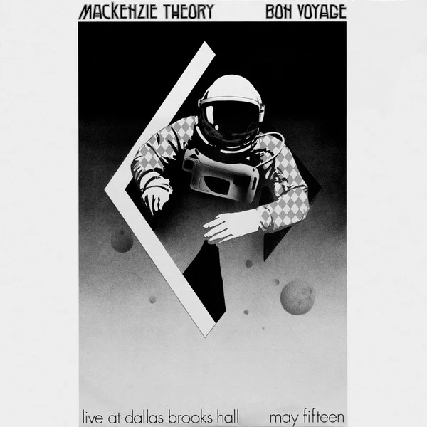 MACKENZIE THEORY, Bon Voyage (Live At Dallas Brooks Hall May Fifteen) (Mushroom; L 35276, Australia 1974) LP G+/VG