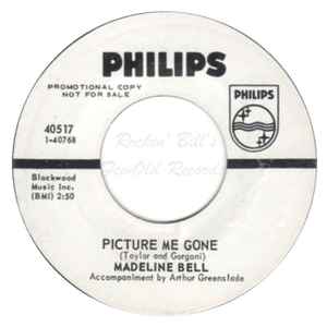MADELINE BELL, I'm Gonna Make You Love Me / Picture Me Gone (Philips; 40517, US 1968) 7" /VG+ - Image 2