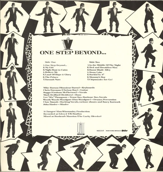 MADNESS, One Step Beyond... (Stiff; SEEZ 17, UK 1979, Inner, Repress, "Bed & Breakfast" On Labels, "Bed And Breakfast Man" On Sleeve. "Copyright Control" Publishing.) LP VG/VG - Image 2