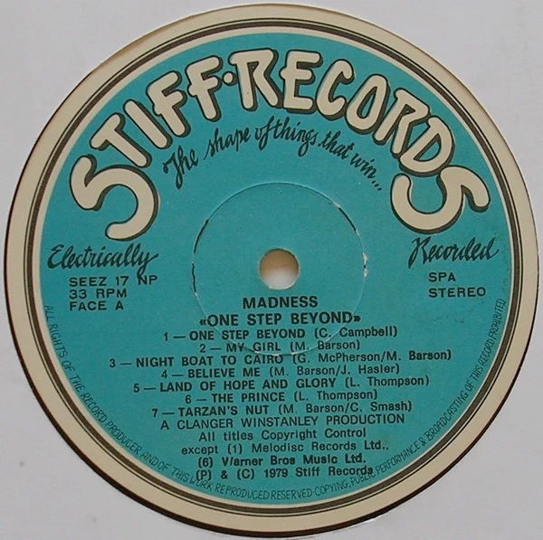 MADNESS, One Step Beyond... (Stiff Records; SEEZ 17 NP, Portugal 1979, Insert) LP G+/VG+ - Image 3