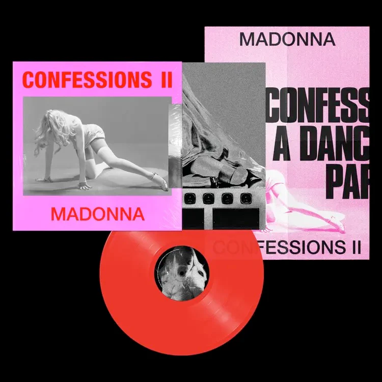 MADONNA, Confessions II (Warner; 0093624822783, UK 2026, Inner, Poster, Red Vinyl) LP NEW/NEW - PRE-ORDER