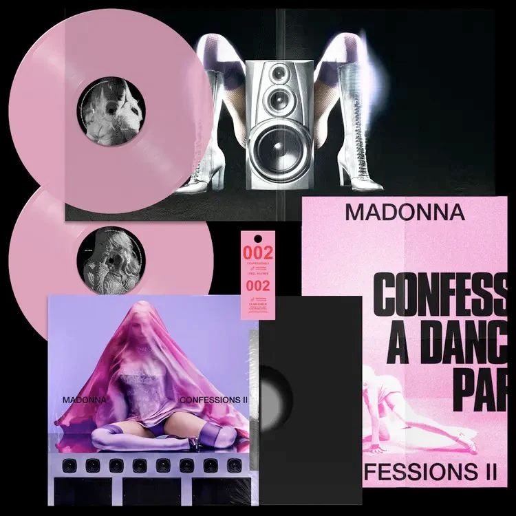 MADONNA, Confessions II (Warner; 0093624822417, UK 2026, Gatefold, Inner, Poster, Translucent Pink Vinyl) 2xLP NEW/NEW - PRE-ORDER