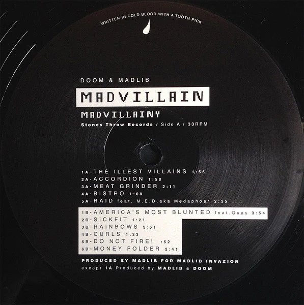 MADVILLAIN, Madvillainy (Stones Throw; STH2065LP, US 2021 Reissue) 2xLP NEW/NEW - Image 3