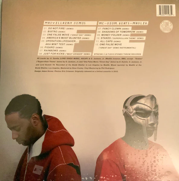 MADVILLAIN, Madvillainy Demos (Stones Throw Records; STH2196LP, US 2024 Reissue, Inner, MF DOOM) LP NEW/NEW - Image 2