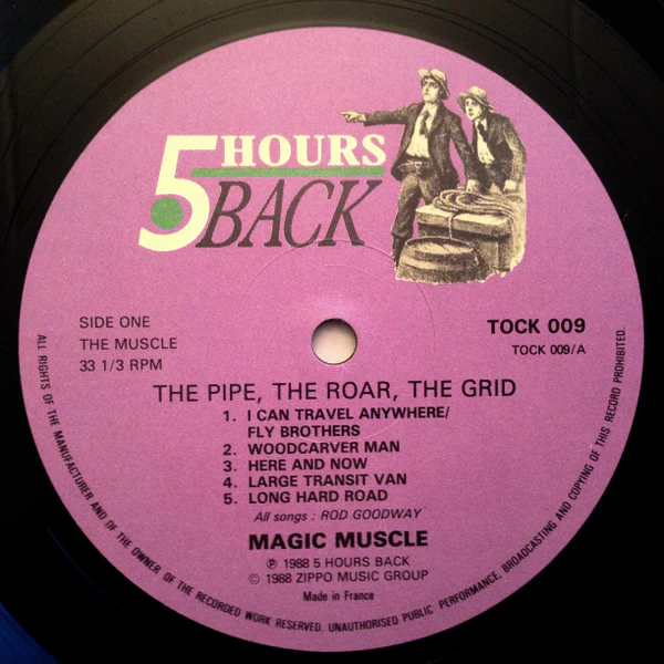MAGIC MUSCLE, The Pipe, The Roar, The Grid (5 Hours Back; TOCK 009, UK 1988, Insert), SALE - Up to 50% Off the Original Price  LP VG/G+ - Image 3