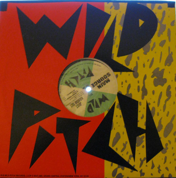 MAIN SOURCE, Just Hangin Out / Live At The BBQ (Wild Pitch Records; WPT 1004, US 1998 Reissue) 12" EX/VG - Image 2