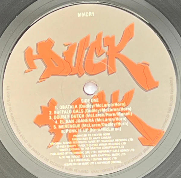 MALCOLM MCLAREN, Duck Rock (The State51 Conspiracy; MMDR1, UK 2023 Reissue, 2 Inners, NO Print, 40th Anniversary Edition, with Bonus 12", Numbered) 2xLP VG+/VG+ - Image 3